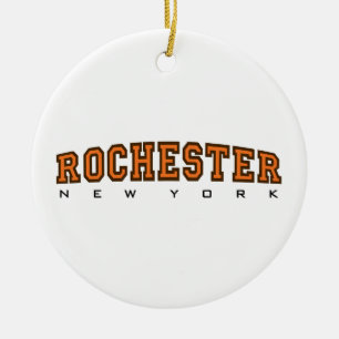 Rochester, New York - Ltrs Keramisch Ornament