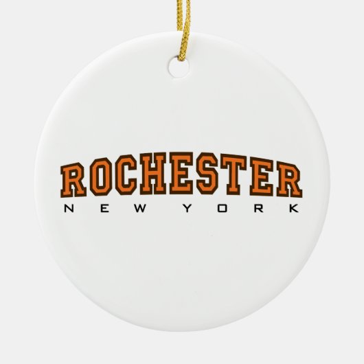 Rochester, New York - Ltrs Keramisch Ornament (Voorkant)