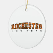 Rochester, New York - Ltrs Keramisch Ornament (Links)