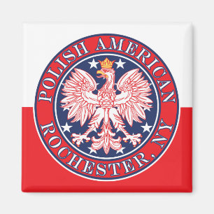 Rochester New York Poolse adelaar Magneet