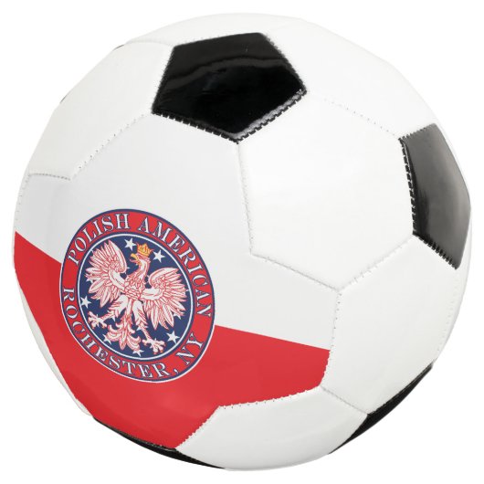 Rochester New York Poolse adelaar Voetbal (Drie kwart)