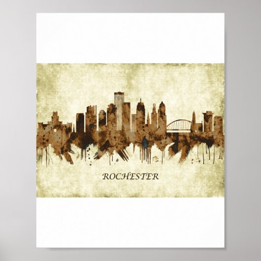 Rochester New York Poster (Voorkant)
