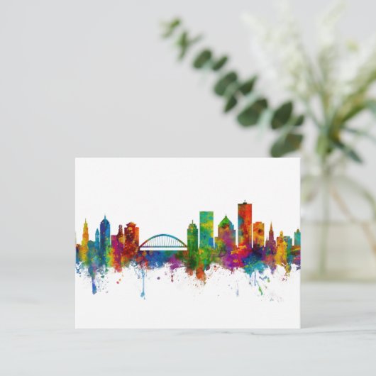 Rochester New York Skyline Briefkaart (Staand voorkant)