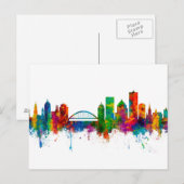 Rochester New York Skyline Briefkaart (Voorkant / Achterkant)