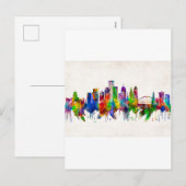 Rochester New York Skyline Feestdagenkaart (Voorkant / Achterkant)