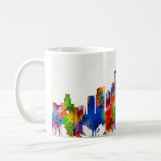 Rochester New York Skyline Koffiemok (Links)