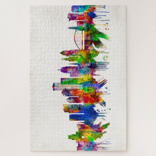 Rochester New York Skyline Legpuzzel (Verticaal)