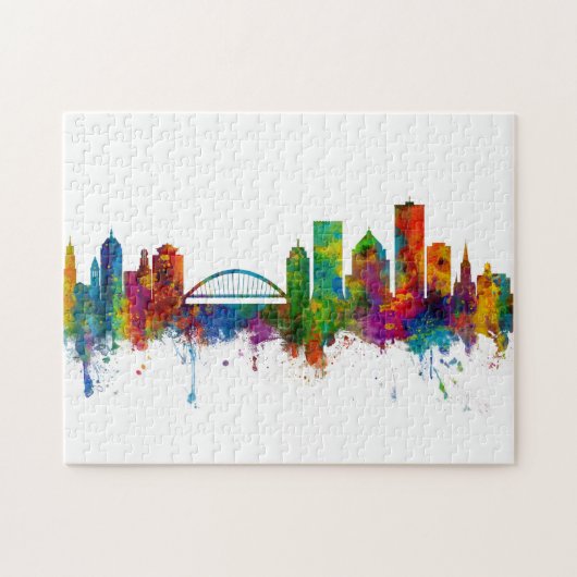 Rochester New York Skyline Legpuzzel (Horizontaal)