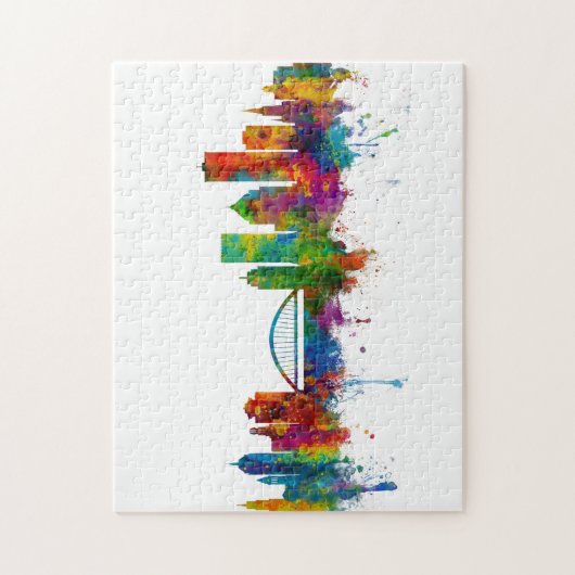 Rochester New York Skyline Legpuzzel (Verticaal)