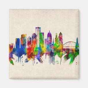 Rochester New York Skyline Magneet