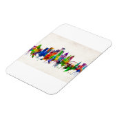 Rochester New York Skyline Magneet (Linkerzijde)