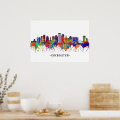 Rochester New York Skyline Poster (Keuken)