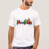 Rochester New York Skyline T-shirt (Voorkant)