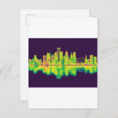 Rochester New York Skyline Uitnodiging Briefkaart (Voorkant / Achterkant)