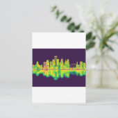 Rochester New York Skyline Uitnodiging Briefkaart (Staand voorkant)