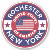 ROCHESTER, New York Sticker (Voorkant)