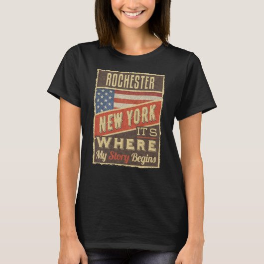 Rochester New York T-shirt (Voorkant)