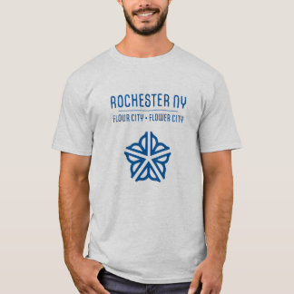 Rochester NY Bloem City T-shirt (licht)