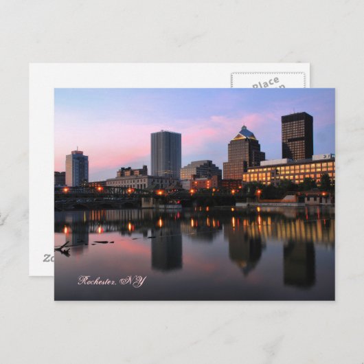 Rochester, NY Briefkaart (Voorkant / Achterkant)