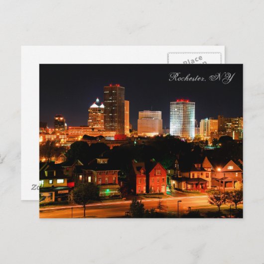 Rochester, NY Briefkaart (Voorkant / Achterkant)