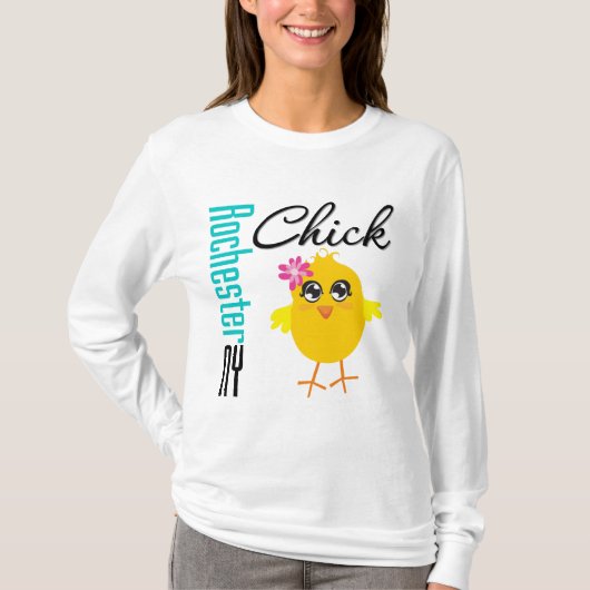 Rochester NY Chick T-shirt (Voorkant)