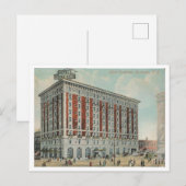Rochester NY, Hotel Rochester, 1909  stijl Briefkaart (Voorkant / Achterkant)