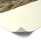 Rochester, NY Panoramic Map - 1880 Poster (Hoek)