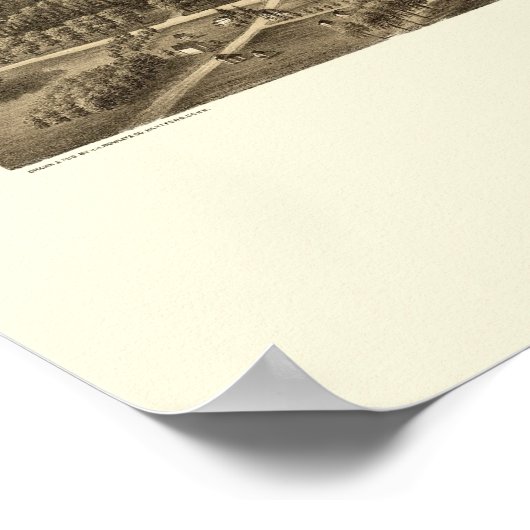 Rochester, NY Panoramic Map - 1880 Poster (Hoek)