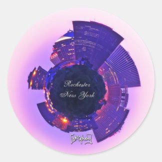 Rochester, NY Ronde Sticker