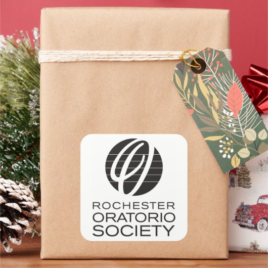 Rochester Oratorio Society Square Stickers * (Feestdagen)