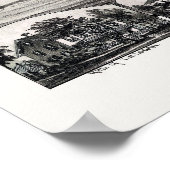 Rochester, PA Panorama Kaart - 1900 Poster (Hoek)