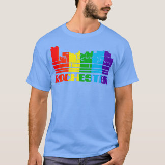 Rochester Pride Rochester LGBT Gift LGBTQ Onderste T-shirt