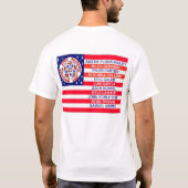 Rochester Revolution Soccer Flag T-shirt (Achterkant)