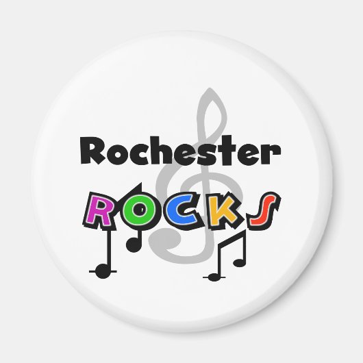 Rochester Rocks Magneet (Voorkant)