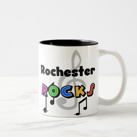 Rochester Rocks Tweekleurige Koffiemok (Rechts)