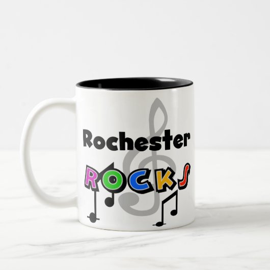 Rochester Rocks Tweekleurige Koffiemok (Links)
