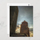 Rochester Skyline in HDR. Briefkaart (Voorkant / Achterkant)