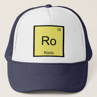 Rocio naam scheikunde element periodiek systeem trucker pet