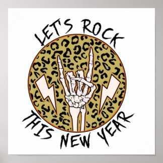 Rock 2023 | Nieuw jaar 2023 | Gelukkig nieuwjaar Poster