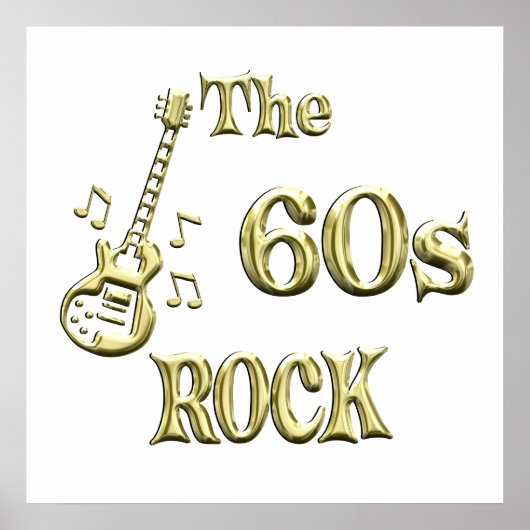 ROCK 60s Poster (Voorkant)
