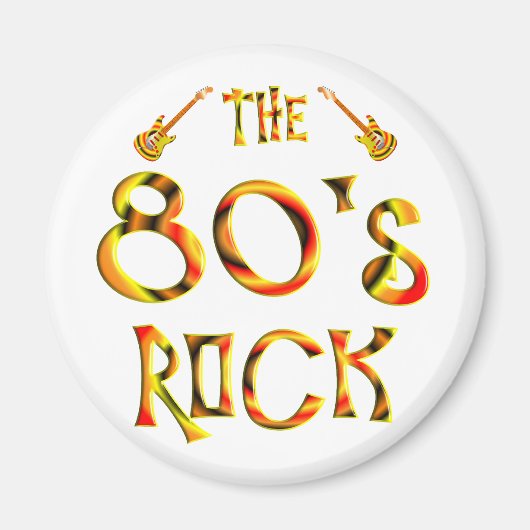 Rock 80 magneet (Voorkant)