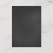 Rock a Baby shower Diaper Raffle Cards Informatiekaartje (Achterkant)