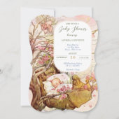 Rock A Bye Baby Nursery Rhyme Baby shower Kaart (Voorkant)