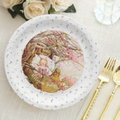 Rock A Bye Baby Nursery Rhyme Baby shower Papieren Bordje