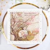 Rock A Bye Baby Nursery Rhyme Baby shower servette Servet