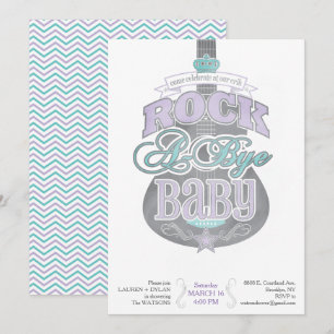 *Rock A Bye* Baby shower Invitation Kaart