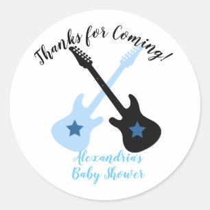Rock A Bye Baby Shower Klein Geschenk Ronde Sticker