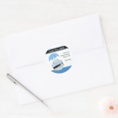 Rock a Bye Baby shower Save the Date Sticker (Envelop)