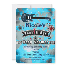 Rock A Bye Baby Shower Ster Uitnodigingen