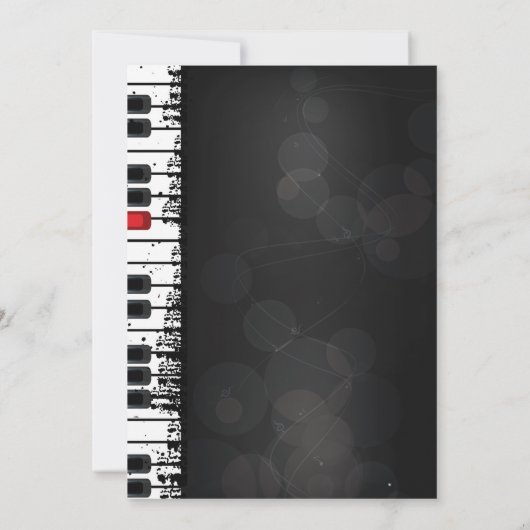 Rock-A-Bye Baby shower Uitnodiging (Achterkant)